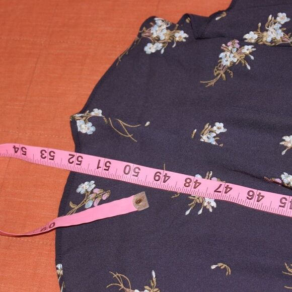 NWT Chelsea 28 Navy Nights Forget me Not Floral Dress Women Size Small - Picture 13 of 16